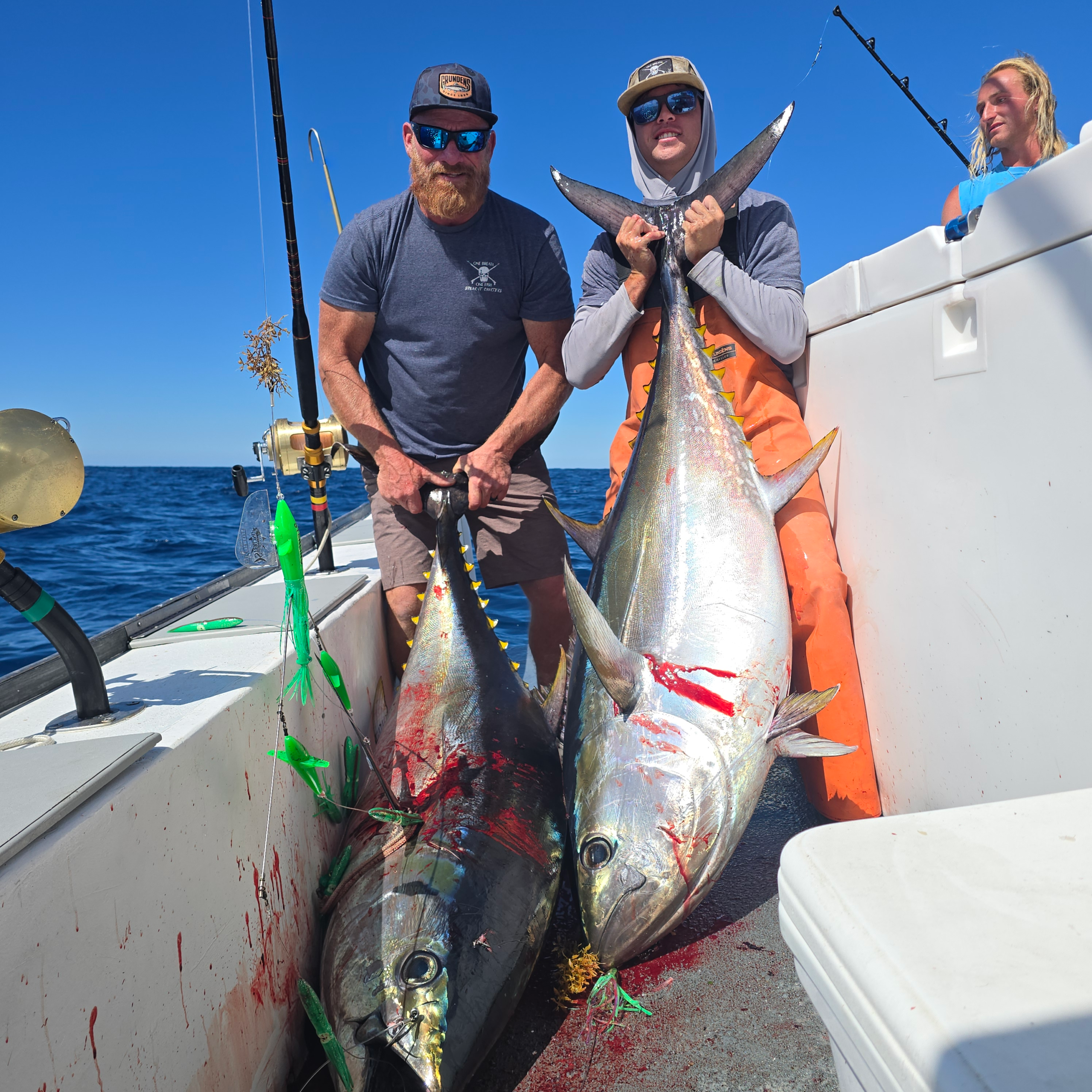 Capt. David Hochman on Spearit Charters boat